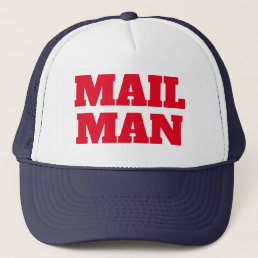 MailMan costume trucker hat