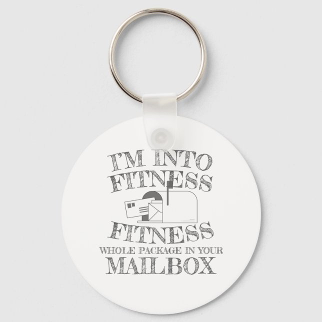 Mailman Into Fitness Whole Package In Your Mailbox Keychain (Front)