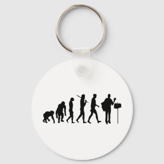 Mailman postman courier service gifts keychain