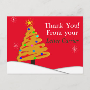 Postal Christmas Thank You Cards, Holiday Greeting Cards for Mailman, Mail  Man Christmas Cards, Thank You Cards From Mail Carrier Holiday Post Cards  Christmas Lights Your choice of Greeting, Quantity - Yahoo