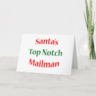 Mailman Top Notch Holiday Card