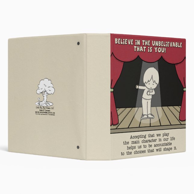 Main Character 3 Ring Binder (Background)