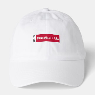 Main Character Aura - Anime Streetwear Box Logo Hat