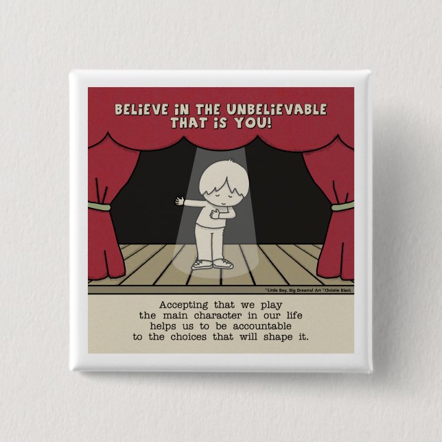 Main Character Button (Front)