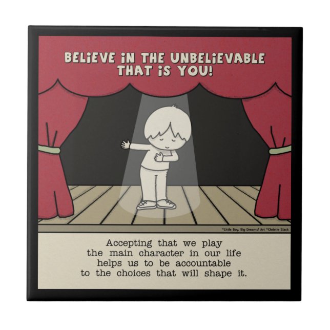 Main Character Ceramic Tile (Front)