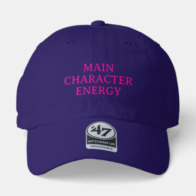 Main Character Energy Baseball Cap  (Front)