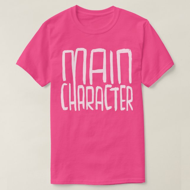 Main Character for Actor T-Shirt (Design Front)