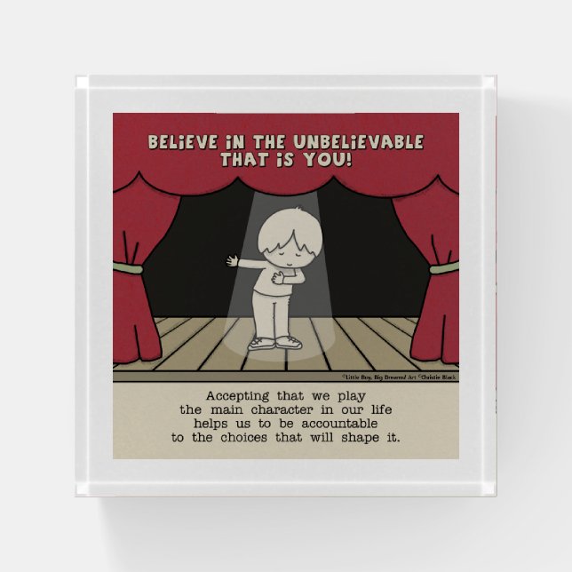 Main Character Paperweight (Front)