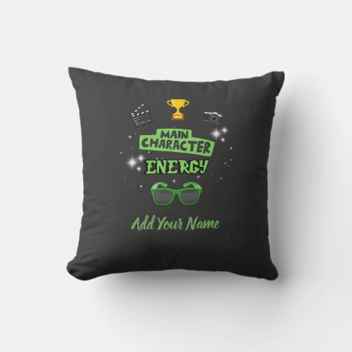 Main Character Throw Pillow