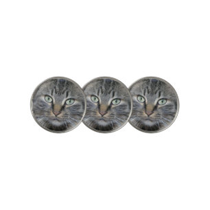 Main Coon Cats Eyes Golf Ball Marker