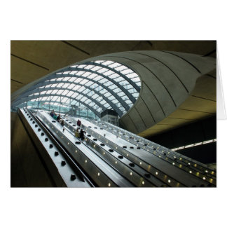 Main Entrance to Canary Wharf Station Cards