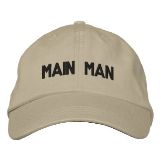 Main Man Embroidered Baseball Cap