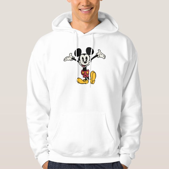 Main Mickey Shorts | Arms Up Hoodie (Front)
