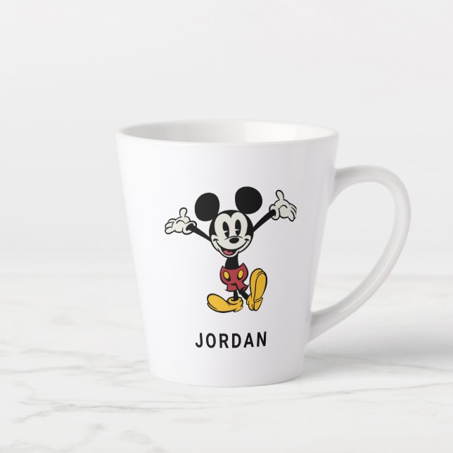 Main Mickey Shorts | Arms Up Latte Mug (Right)