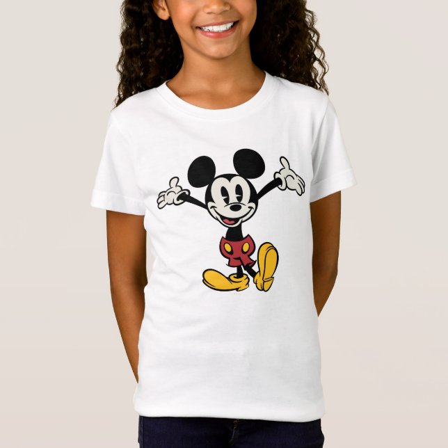 Main Mickey Shorts | Arms Up T-Shirt (Front)