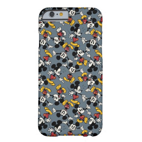 Main Mickey Shorts  Blue Icon Pattern Barely There iPhone 6 Case