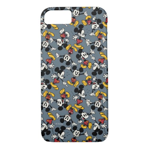 Main Mickey Shorts  Blue Icon Pattern iPhone 87 Case