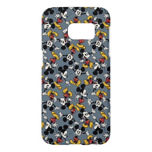 Main Mickey Shorts  Blue Icon Pattern Samsung Galaxy S7 Case