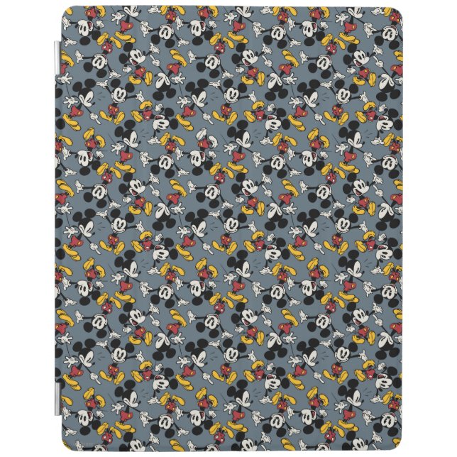 Main Mickey Shorts | Blue Icon Pattern iPad Smart Cover (Front)