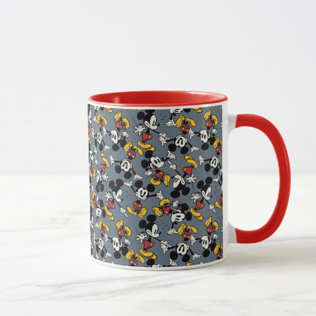 Main Mickey Shorts | Blue Icon Pattern Mug (Right)
