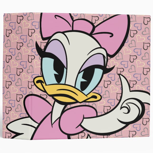 Main Mickey Shorts | Classic Daisy Duck 3 Ring Binder (Front/Spine)
