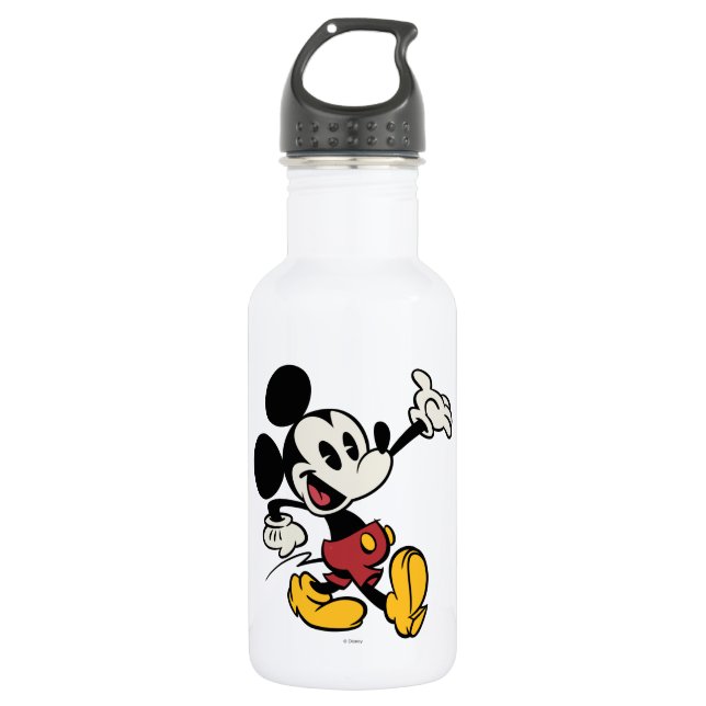 Main Mickey Shorts | Classic Mickey Stainless Steel Water Bottle (Front)
