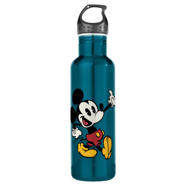 Main Mickey Shorts | Classic Mickey Stainless Steel Water Bottle (Front)
