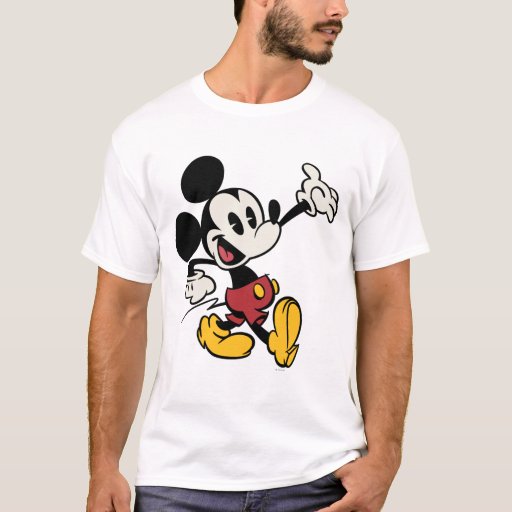 Main Mickey Shorts | Classic Mickey T-Shirt | Zazzle