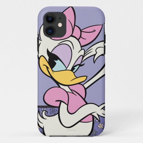 Main Mickey Shorts  Daisy Flirting iPhone 11 Case