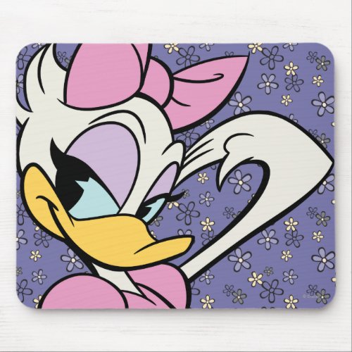 Main Mickey Shorts  Daisy Flirting Mouse Pad