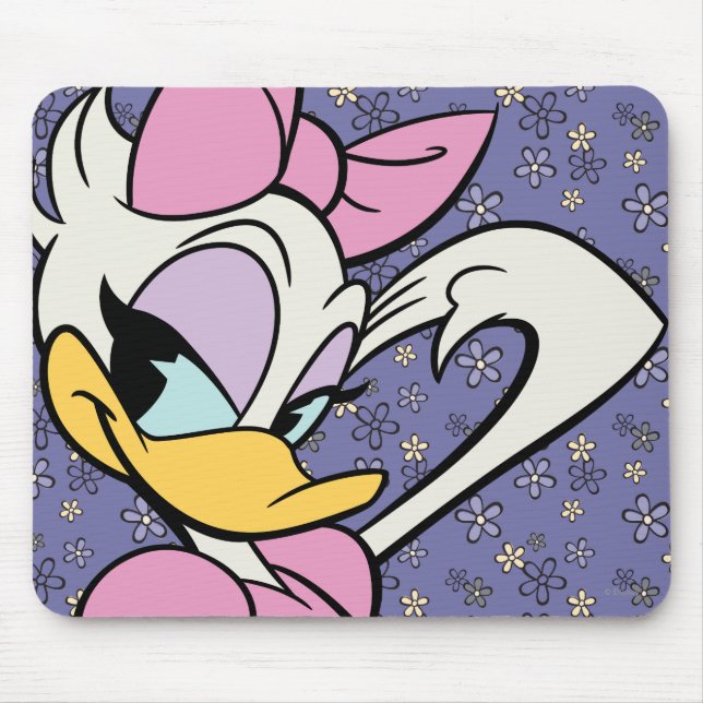 Main Mickey Shorts | Daisy Flirting Mouse Pad (Front)