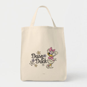 Main Mickey Shorts   Daisy with Flowers Tote Bag