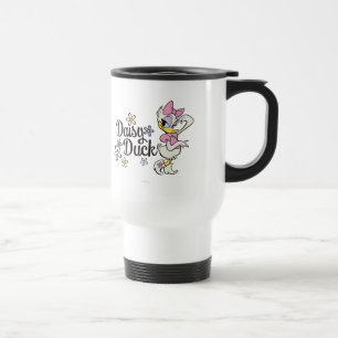 Main Mickey Shorts Daisy with Flowers Travel Mug