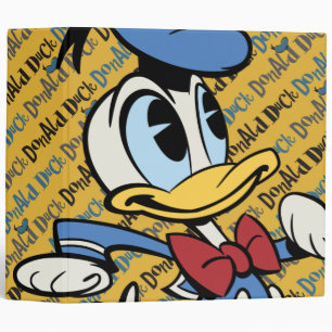 Main Mickey Shorts Donald Duck 3 Ring Binder