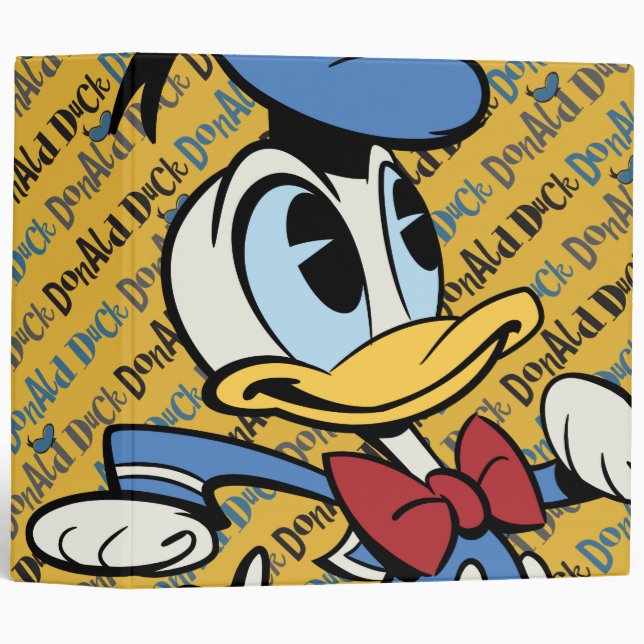 Main Mickey Shorts | Donald Duck 3 Ring Binder (Front/Spine)