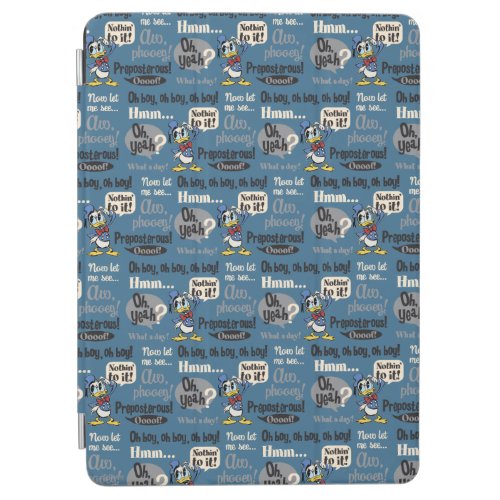 Main Mickey Shorts  Donald Duck Blue Pattern iPad Air Cover