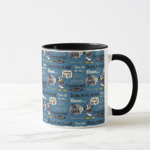 Main Mickey Shorts Donald Duck Blue Pattern Mug