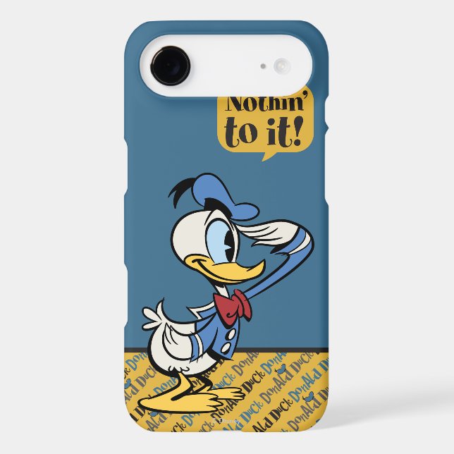 Main Mickey Shorts | Donald Duck Salute Case-Mate iPhone Case (Back)