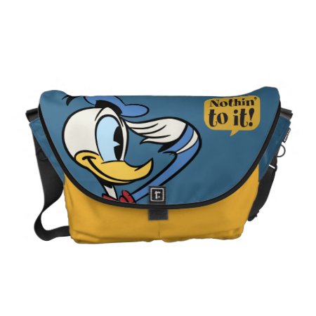 Main Mickey Shorts | Donald Duck Salute Messenger Bag
