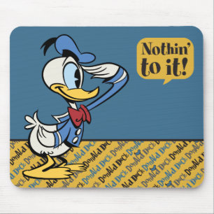 Main Mickey Shorts   Donald Duck Salute Mouse Pad