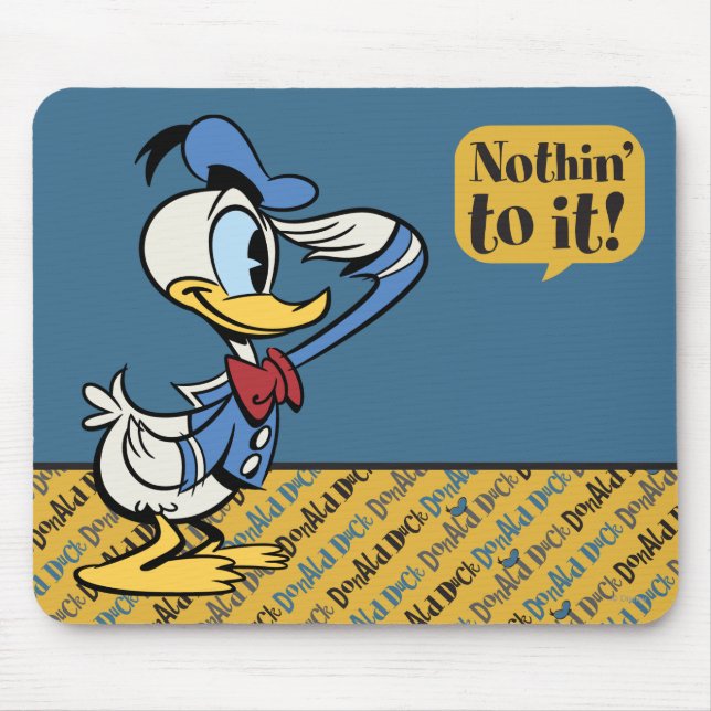 Main Mickey Shorts | Donald Duck Salute Mouse Pad (Front)