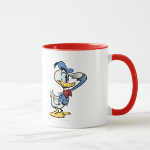 Main Mickey Shorts Donald Duck Salute Mug