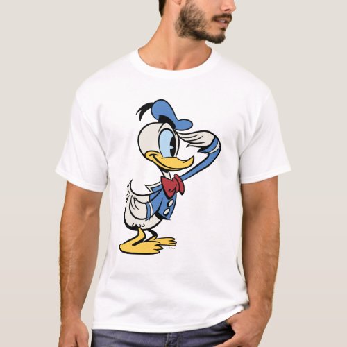 Main Mickey Shorts  Donald Duck Salute T_Shirt