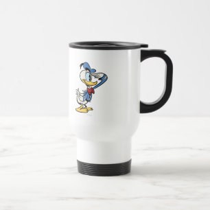Main Mickey Shorts Donald Duck Salute Travel Mug