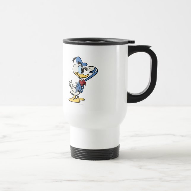 Main Mickey Shorts | Donald Duck Salute Travel Mug (Right)