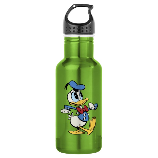 Main Mickey Shorts | Donald Duck Water Bottle (Front)