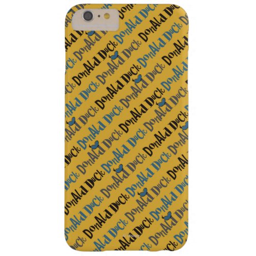 Main Mickey Shorts  Donald Duck Yellow Pattern Barely There iPhone 6 Plus Case
