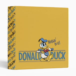 Main Mickey Shorts   Donald Hot Shot 3 Ring Binder