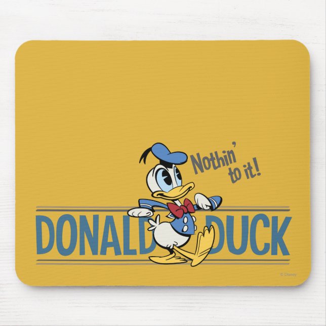 Main Mickey Shorts | Donald Hot Shot Mouse Pad (Front)