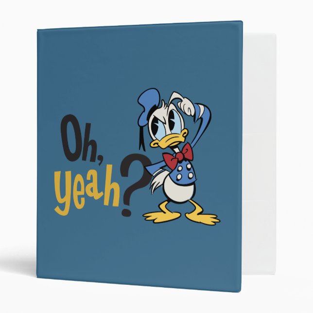 Main Mickey Shorts | Donald Scratching Head Binder (Front/Inside)